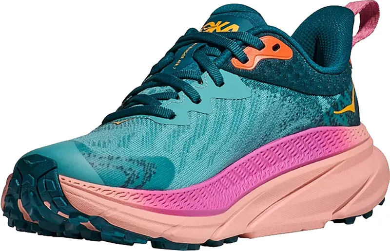 Hoka One One Women's Challenger ATR 7 GTX Running Shoes - Ocean Mist/Deep Lagoon-3